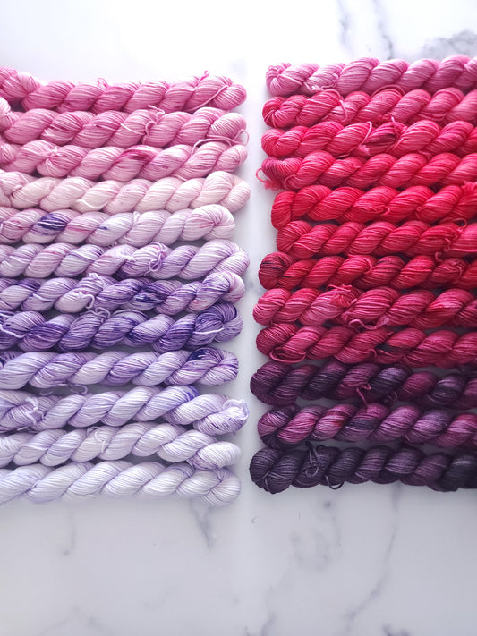 Goth Romance Mini Skeins