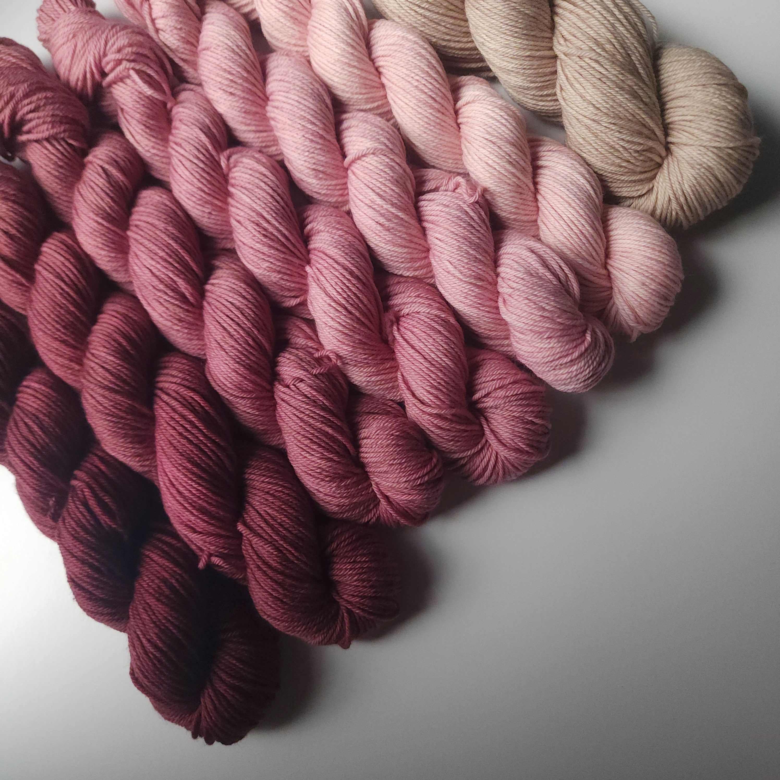 Romantic Feel 50s Hand-Dyed Gradient Set – DK Weight – Rainier Roses ...